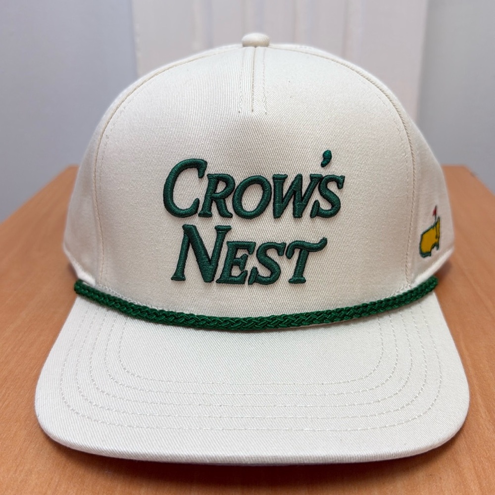 2026 Masters Tournament Crow’s Nest Embroidered Rope Hat!!🔥🔥🔥